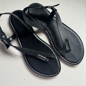 Black Sandals Size 11